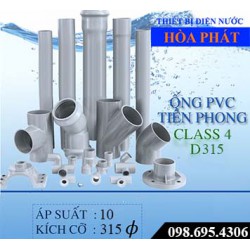 Ống PVC Tiền Phong C4 D315