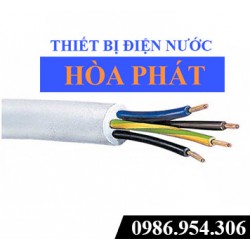 Dây điện Trần Phú, dây tròn đặc 4 ruột Vcm 4x0,75 mm