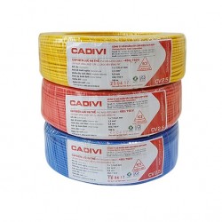 Dây điện Cadivi, dây đơn mềm VCm 1x1