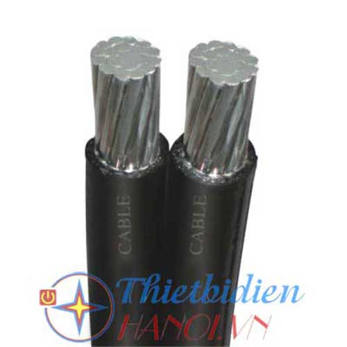 Dây cáp điện Cadivi, Cáp nhôm vặn xoắn LV-ABC-2x50 (2x7/2.99) -0.6/1kV