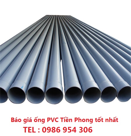 Báo giá ống thoát nước PVC Tiền Phong 2019 mới nhất 